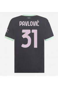 AC Milan Strahinja Pavlovic #31 Voetbaltruitje 3e tenue 2024-25 Korte Mouw